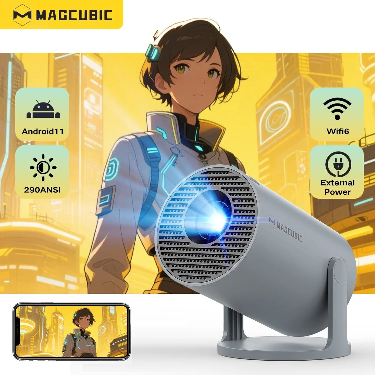 Mini Smart Projector T3 Max – Home Theater from Your Phone